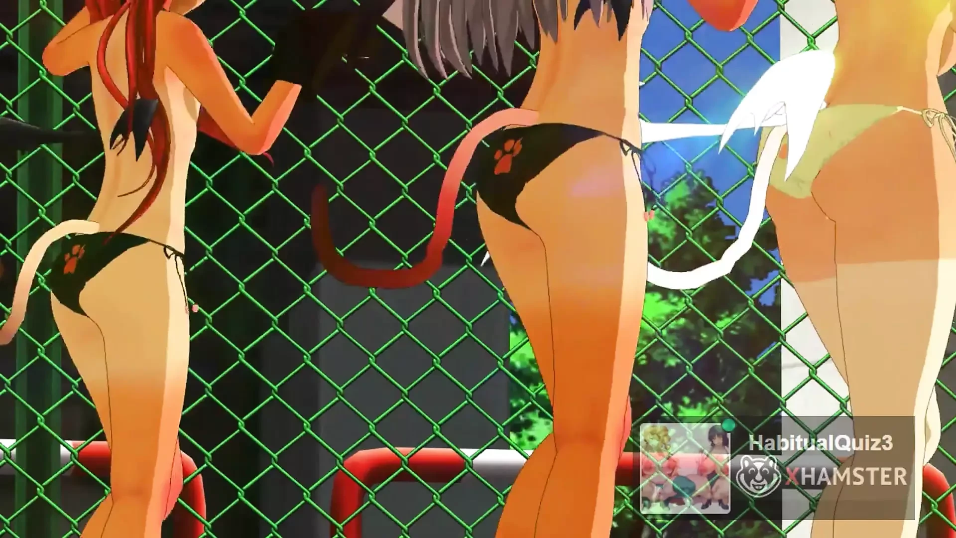Mmd r18 Nyanpaia macht Gymnastik - Hentai 3d