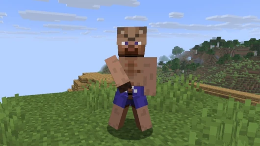 Minecraft mod Needs of Nature - steve dan alex lagi asik masturbasi memamerkan beberapa fitur! Seperti Air Mani!