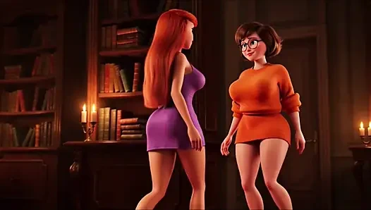 Velma и Daphne подчиняются своим глубочайшим бурным чувственным желаниям в горячих ваннах и страстных встречах