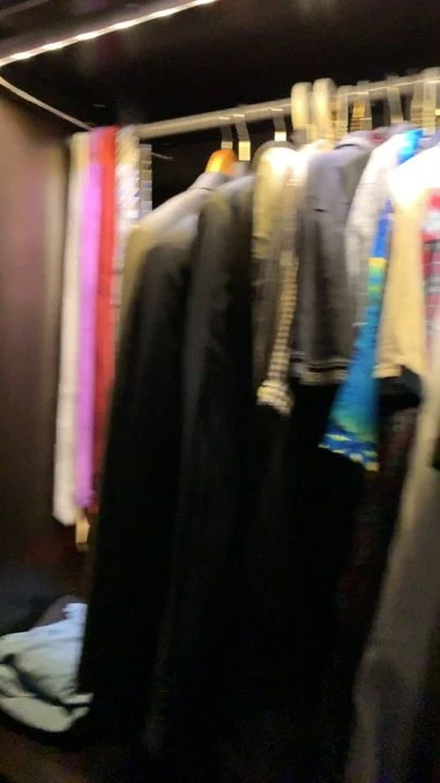Touching feeling the red lining in my waistcoat