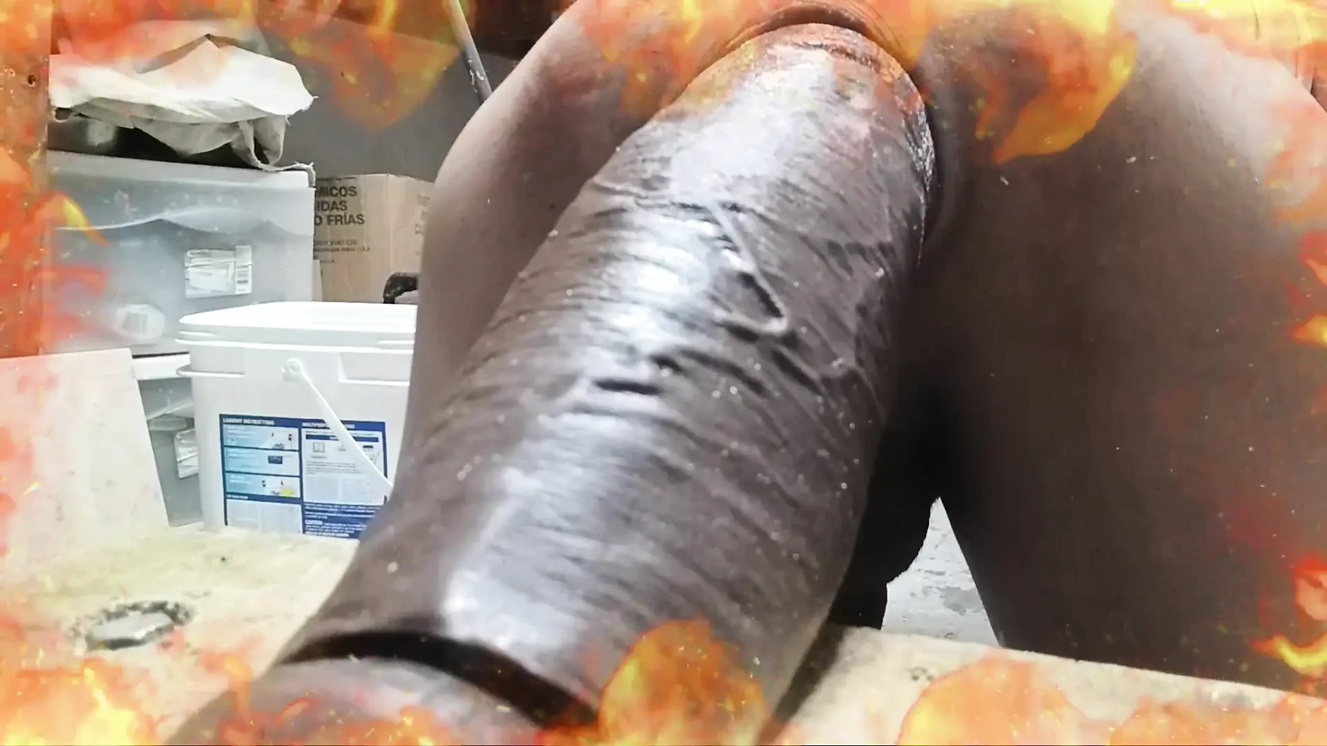 Enorme Polla Negra Destroza Al Gloton