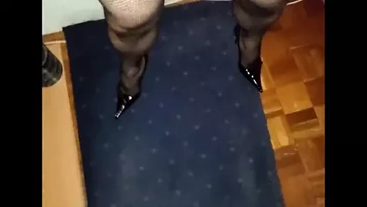 ağ ve topuklu büyük cumshot