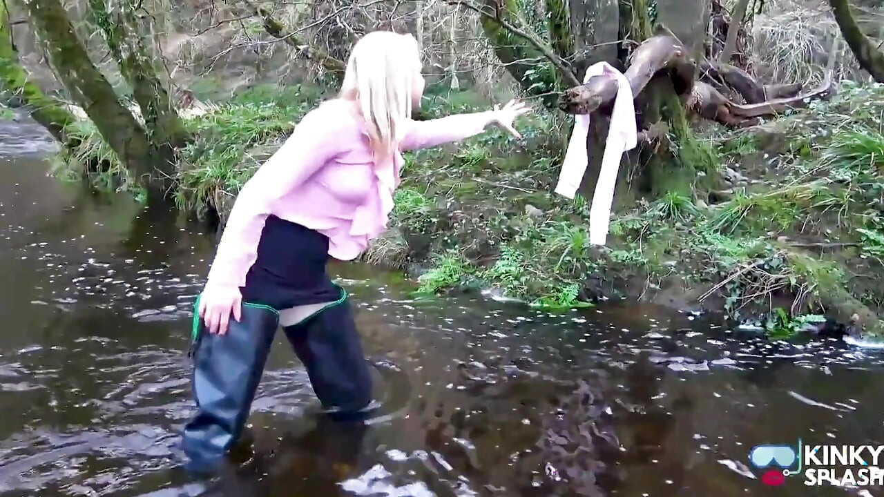 Secretary's White Tights Drenched in Waders Gone Wrong