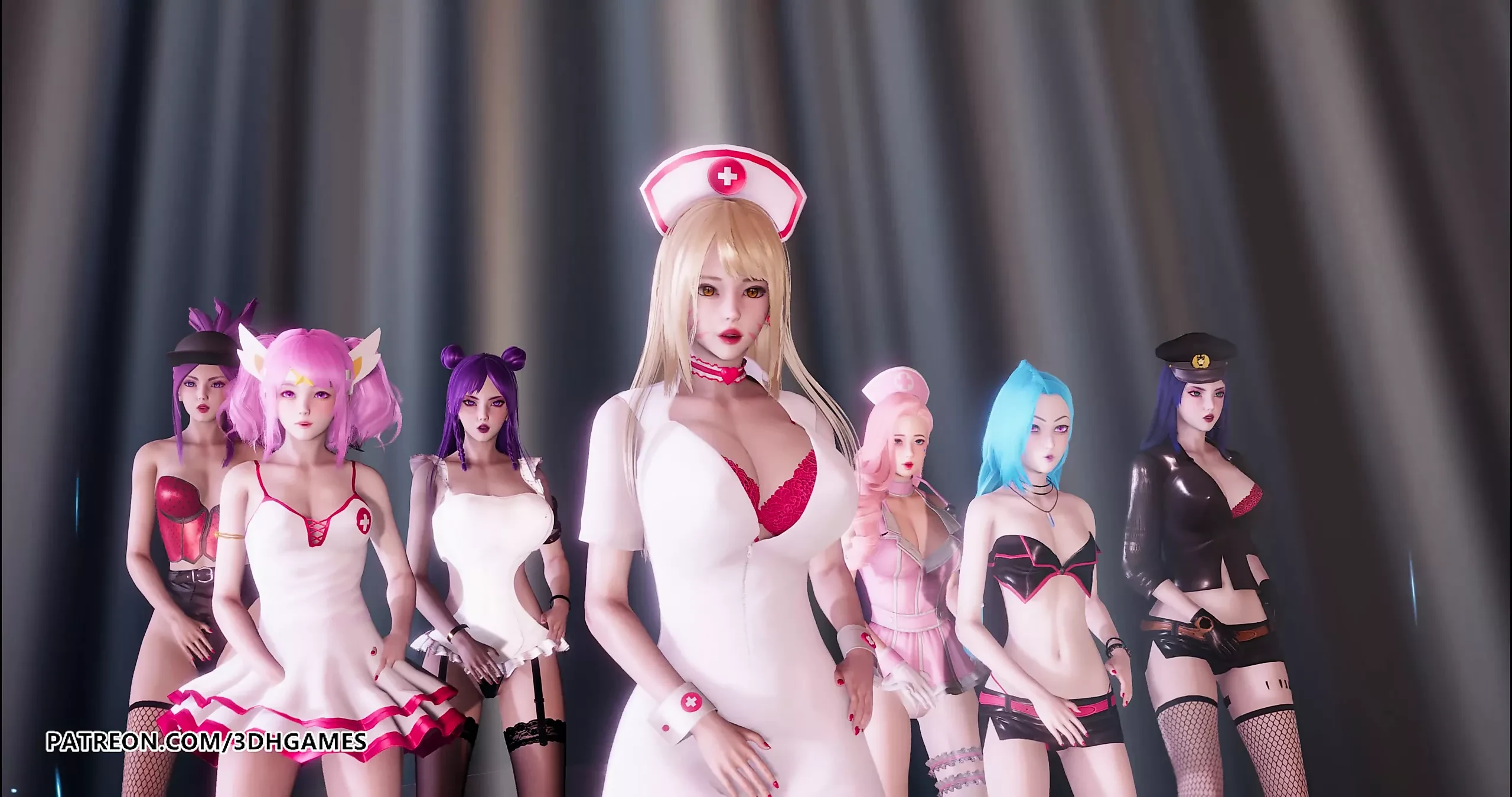 MMD Brown Eyed Girls-Abracadabra KDA Hot Dance 4K UHD 60FPS
