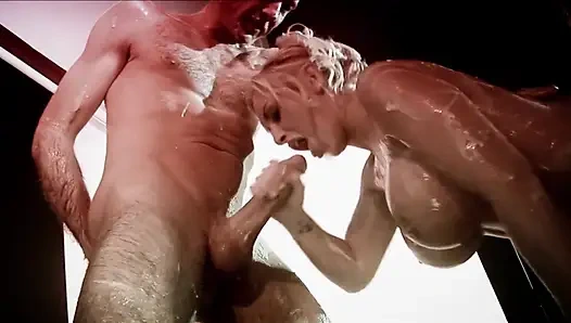 Schmutziger fick mit dem perfekten blonden schätzchen mit großen möpsen