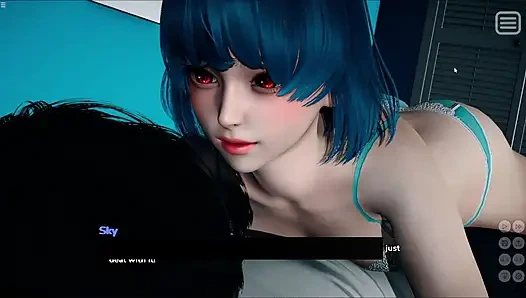 Japanese Petite Stepsister Riding Hiro Big Cock In Her Tight Pussy