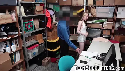 Handsome shoplifter pounded hard and fast by a deviant cop