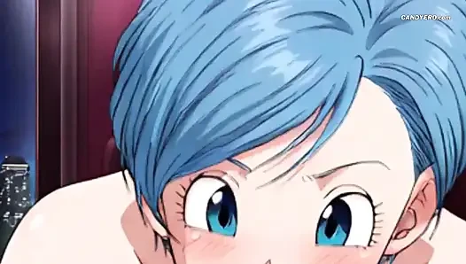 Идеальные губы Bulma, обернутые вокруг его члена - медленно, глубоко, страстно - Сгенерированно ИИ