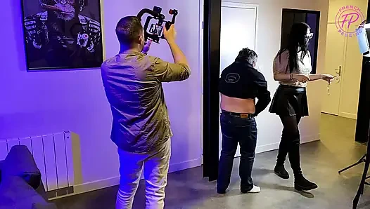 French Pegging - BTS Subscriber Casting: Interview, Whip, CBT & Foot Worship