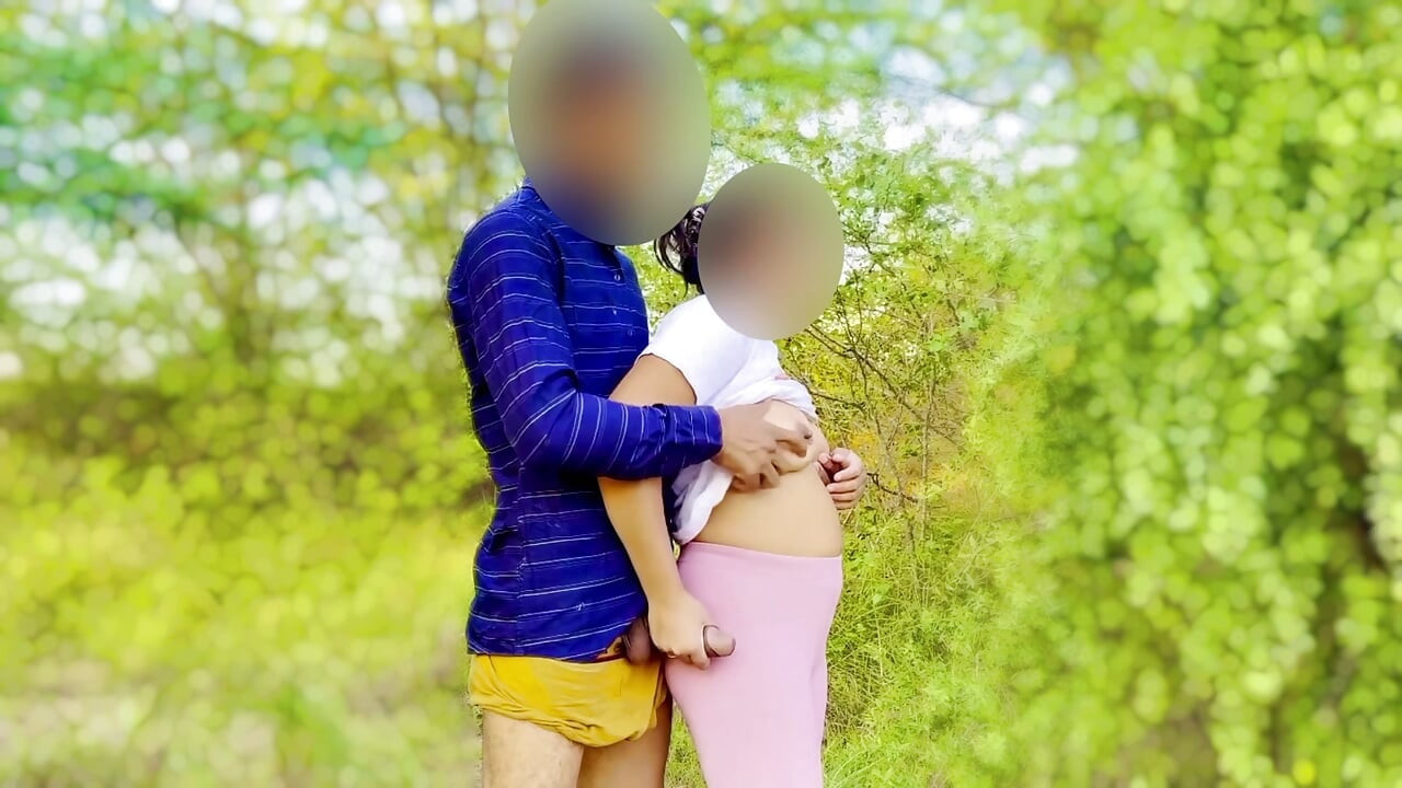 indian college Couple walking in the jungle, and innocent girlfriend fucked by her bf fuck so harder in clear hindi audio