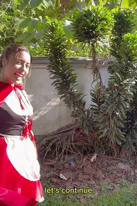 Little Red Riding Hood Was Lost in the Woods and Was Made to Suck Cock by the Big Bad Wolf