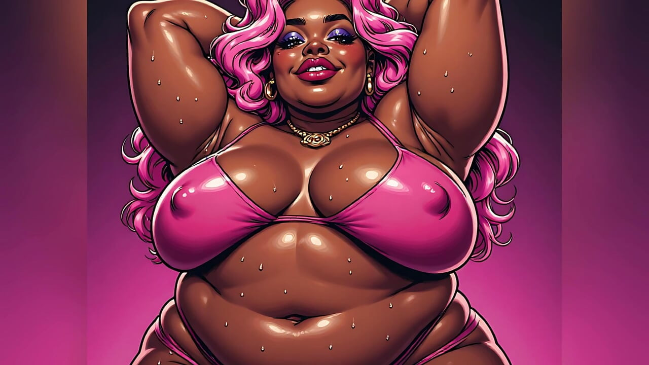 Femmes noires pulpeuses, art
