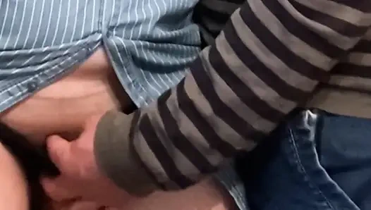 Pervert Fingers Under My Dress Fingering My Pussy