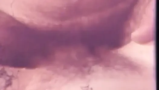Retro, behaarte muschi genoss einen großen schwanz