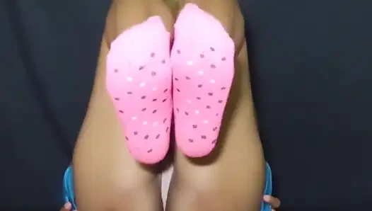 Bedtime Socks Tease