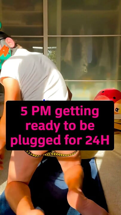Puppy Is Getting Ready to Be Butt Pluged for Next 24h