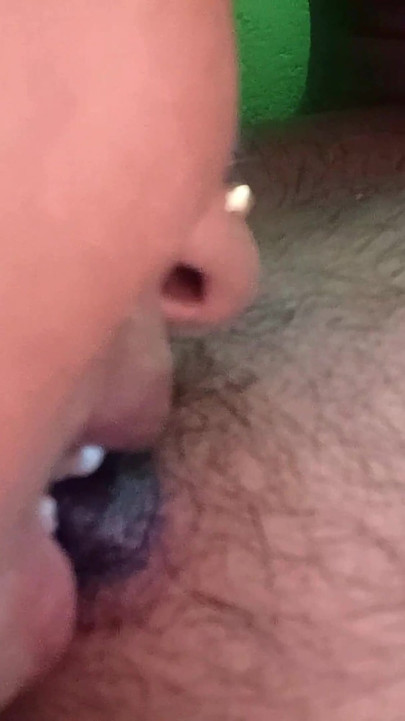 Ammu licks and savors his nipple with her tongue 108 | Clip 1