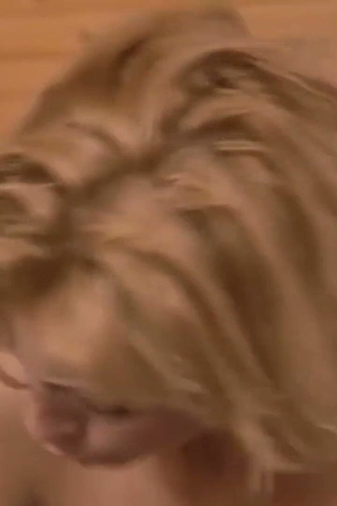 Pretty blonde with small tits gets cum in mouth after banging