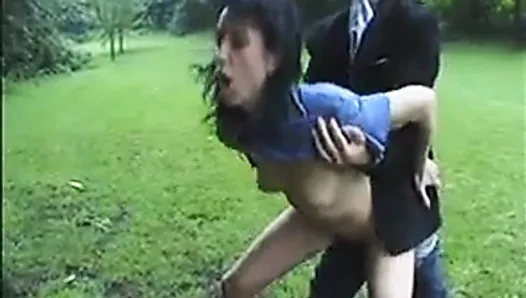 big Milf fucked in the park of a castle (part 1 of 2)