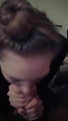 Blowing black cock roommate