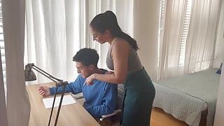 Stepmom Rewards Her Stepson for Studying