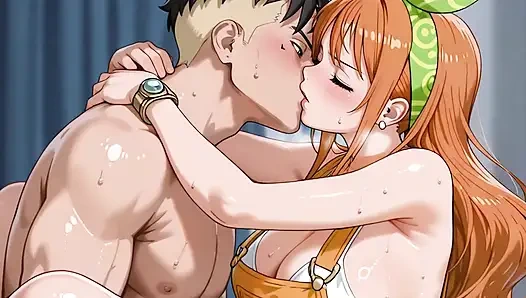 Kawaki (Boruto) x Nami (OP)