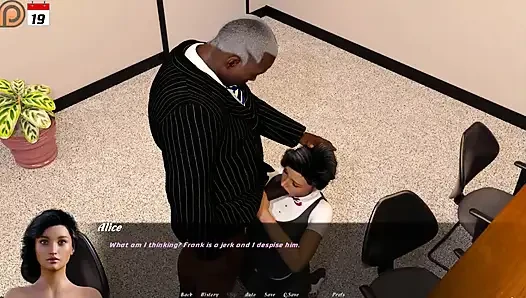 Cerita tante seksi: istri hot lagi asik nyepong kontol besar pria kulit hitam di kantor - ep. 8