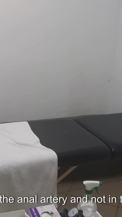 Real Doctor Examines the Patient's Anus and Breasts