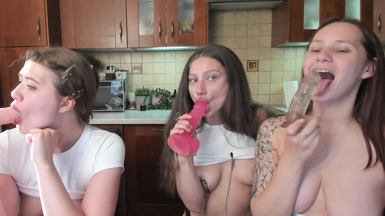 My friend's stepsisters have no boundaries. they suck on everything, everywhere and whenever they want. they always want