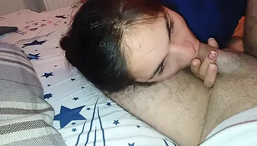 AncaLuxe - stepdaughter sucks my dick and swallows cum all the time