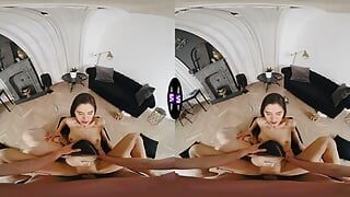 TmwVRnet - Jadilica & Vivien Doll - Trio orgasms on the floor