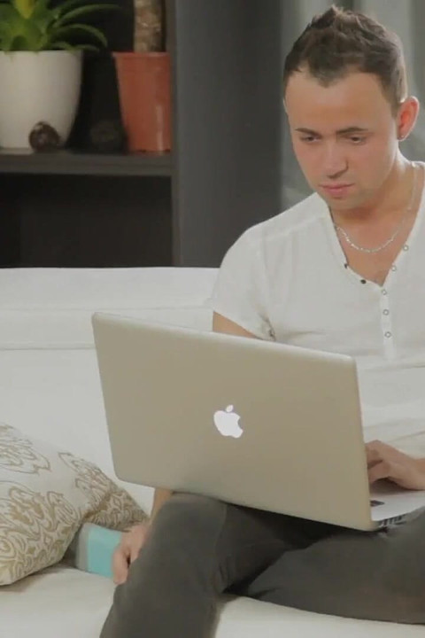 Sexy blonde twink Owen butt bangs horny cock sucker Andrew!