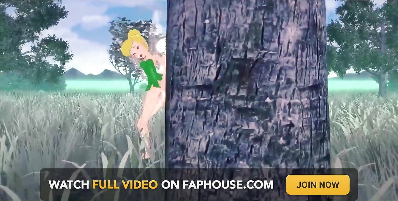 Tinker Bell fac sex în timp ce o altă zână privește | Peter Pank | Film complet pe Ptrn Fantasyking3