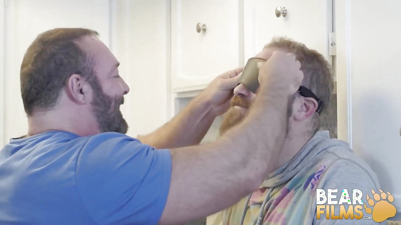 Bearfilms Hung Bears Brad Kalvo and Kosher Pig After Blowjob