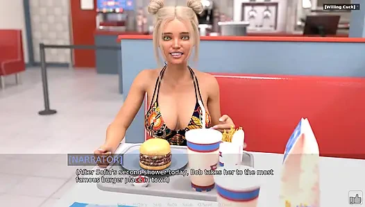 Laut Sofia: Cuck kündigt der Welt an, dass sein sexy arsch-mädchen zurück auf der straße ist, bereit, sich mit anderen Männern zu mischen, Ep.3