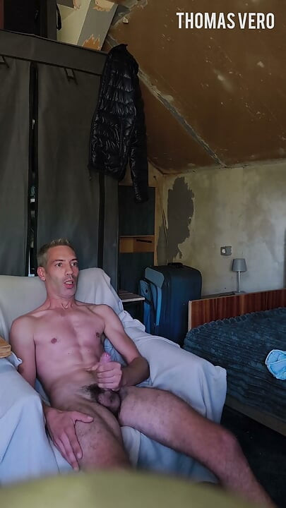 Jerking My Hairy Dick. Qick Wank Before to Sleep