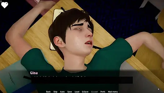 Japanese Stepmom Blowing Young Stepson Hard Cock