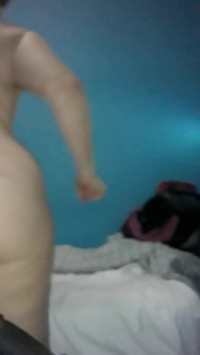 Naked bitch jammin to a rock song