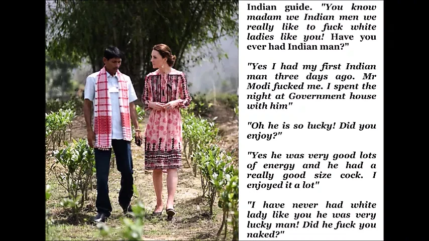 Kate Middleton gets some brown Indian dick