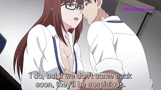 Šef jebe svoju novu kurvastu tajnicu prvog dana - Hentai Sex Anime (ENG Sub)