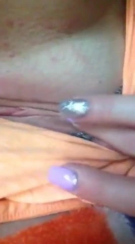 Jamie spreading her wet pussy