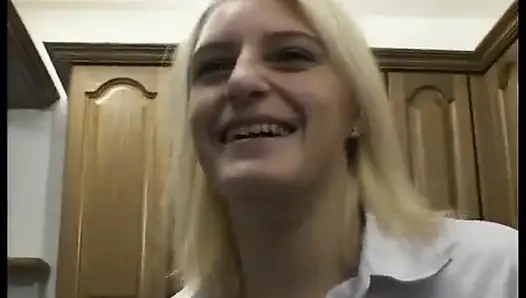 Nice POV blowjob scene with euro MILF