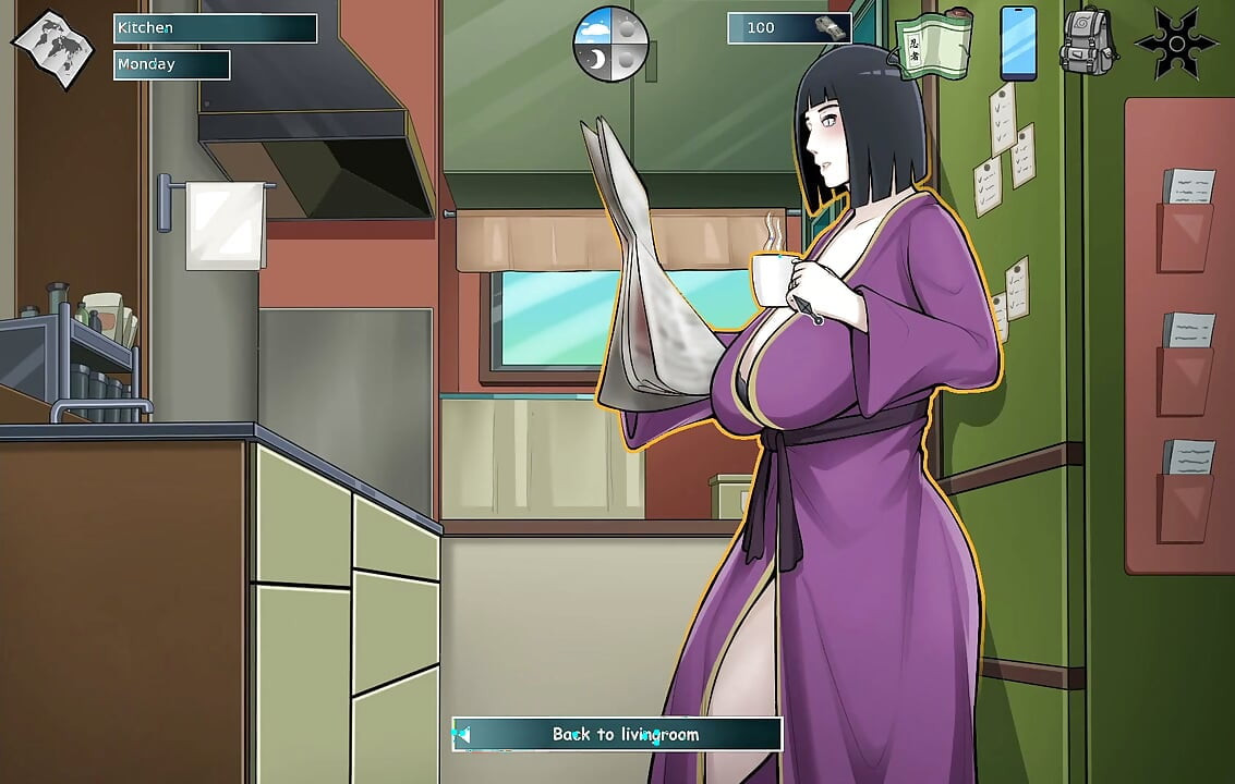 Living with Thick Big Titty Hinata - Konoha Milfs part 1