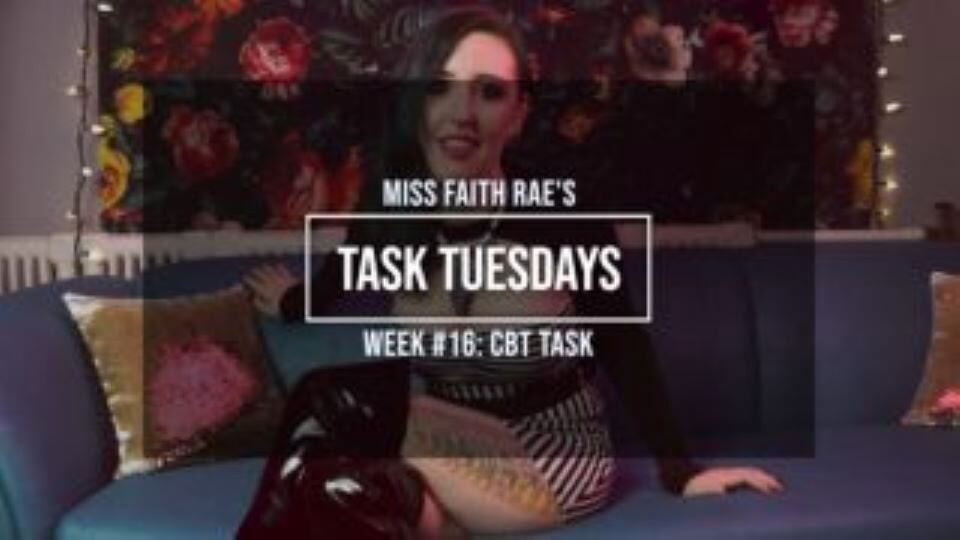 A Hot Task for CBT Lovers - Miss Faith Rae’s Femdom Audio Cock and Ball Pain Torment Instructions - Full femdom video (check my