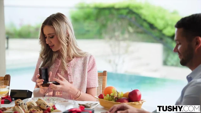 TUSHY Anal-Curious Hottie Haley And Hubby Play With Toys