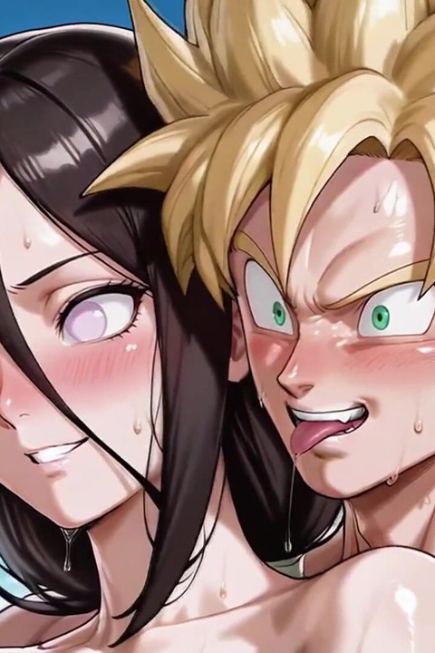 Goku - Ssj (db) X Hanabi (naruto)