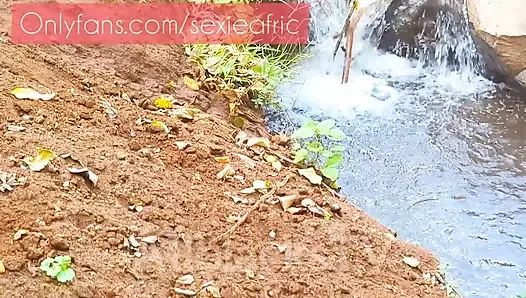 Wood Cutting Maid Fucked Like a Dog, She Was Caught Pissing in the Forest