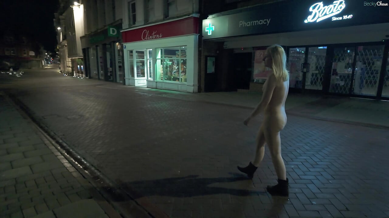 Öffentliche Orte nackt: Ipswich Town Centre, England