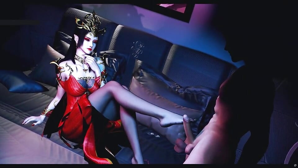 Déesse du royaume des pixels : courbes non enchaînées - animation 3D, hentai