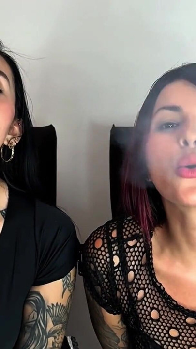 We smoke and swallow cigarette butts with my friend | Clip 1
